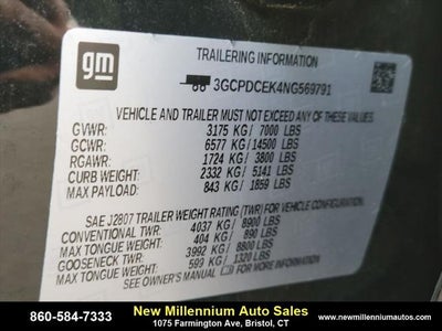 2022 Chevrolet Silverado 1500 Custom Trail Boss