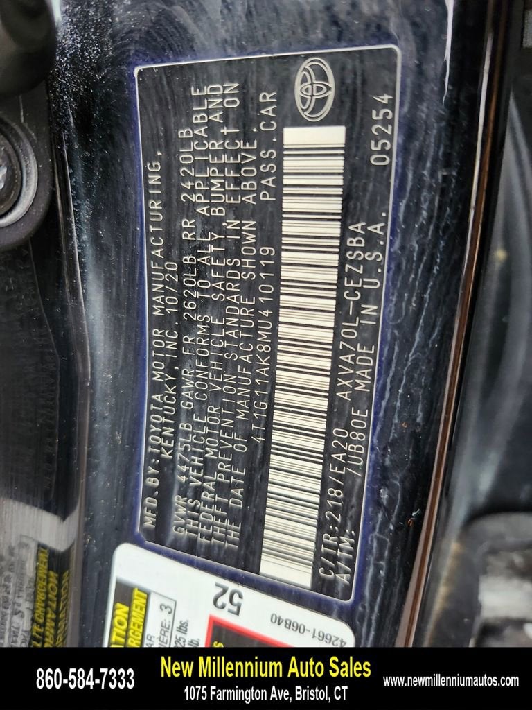 2021 Toyota Camry SE