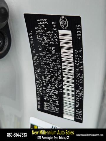 2022 Toyota Camry SE